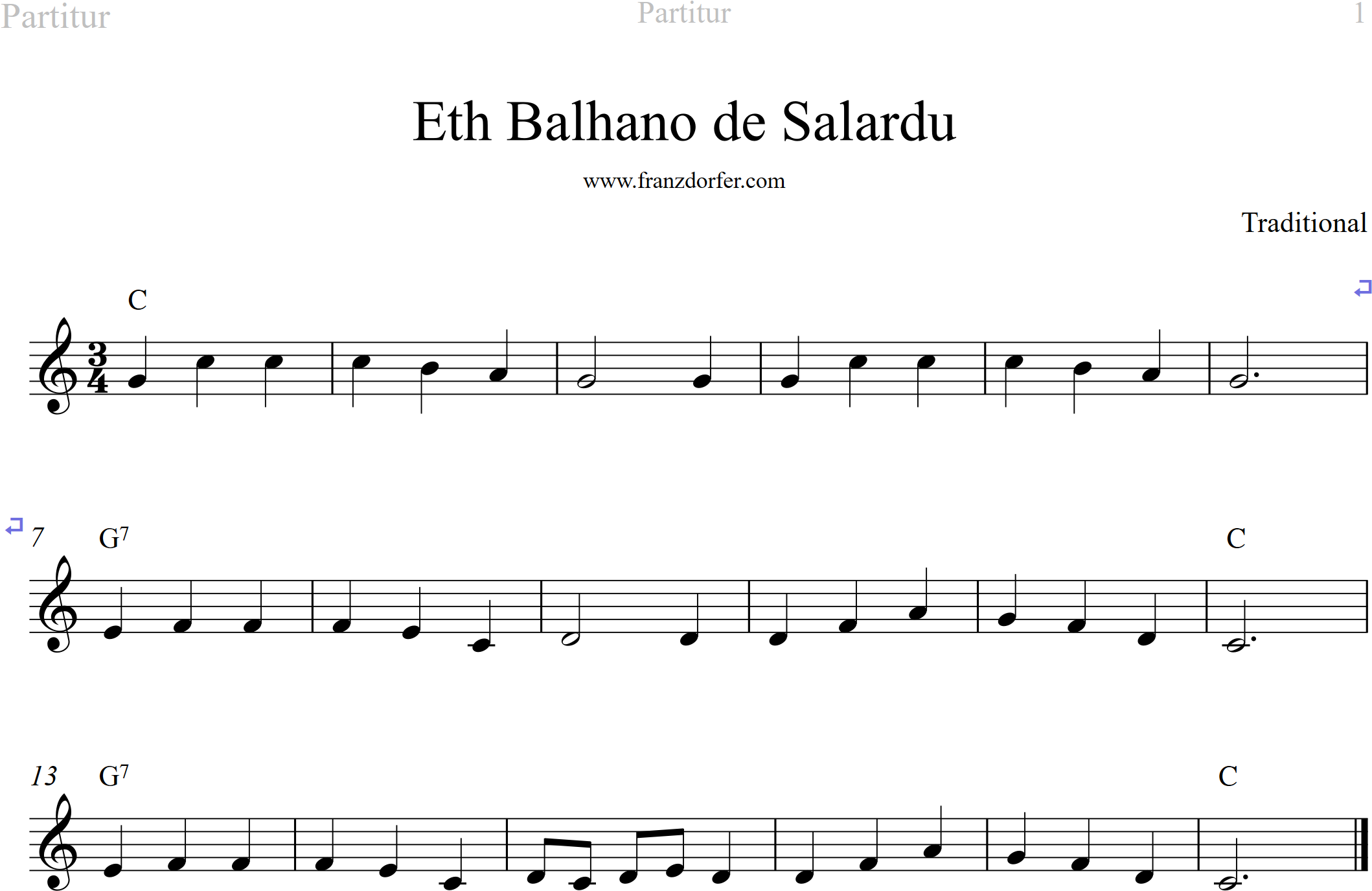 leadscheet, C-Major, Eth Balhano