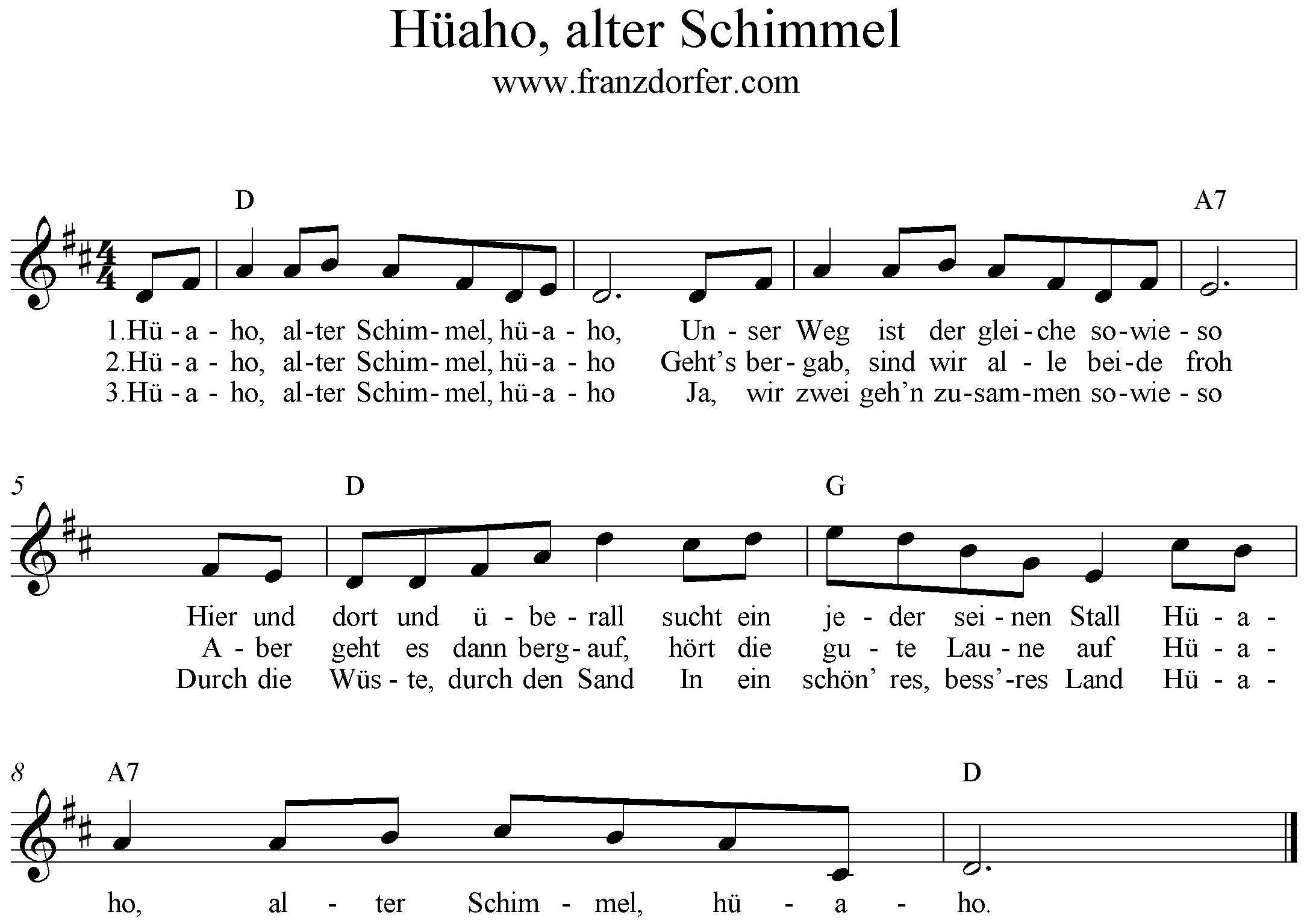 Hüaho alter Schimmel